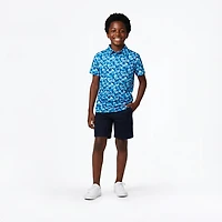 BCG Boys' Golf Gaming Camo Print Polo Shirt