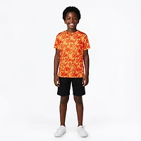 BCG Boys' Turbo Liquid Camo Print Short Sleeve T-shirt