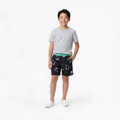 O'Rageous Boys' 4-7 Aliens Printed E Boardshorts