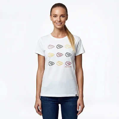 47 Women's Kansas City Chiefs Wild Dreams Frankie T-shirt