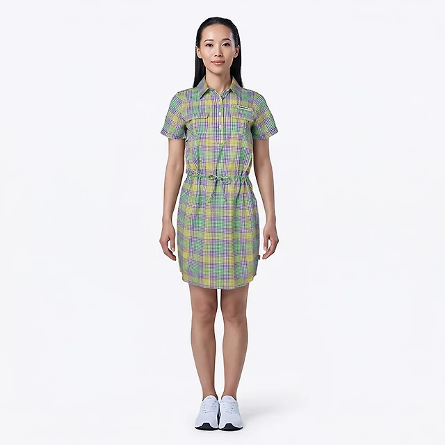 magellan shirt dress Magellan Outdoors Womens Fishing Shirt Dress XS Polka Dot Blue UPF 30