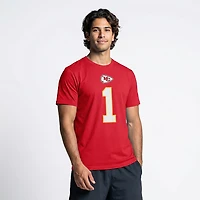 Nike Men's Kansas City Chiefs Xavier Worthy #1 Graphic T-shirt