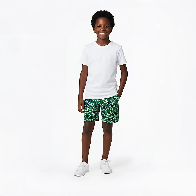 Nike Boys' Bubble Script Volley Swim Shorts 7