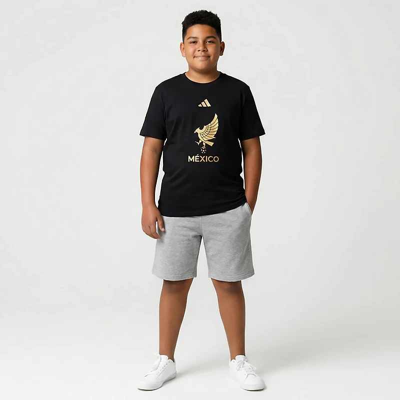 adidas Boys’ FMF Mexico Gold Kit DNA Graphic T-shirt
