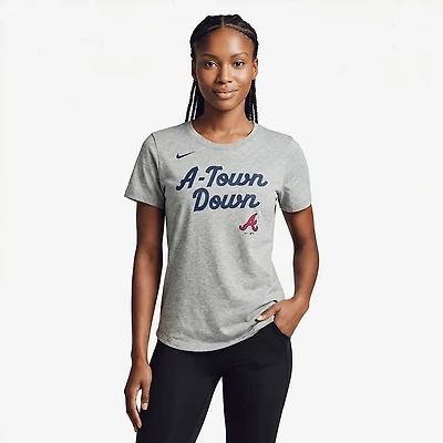 Nike Atlanta Braves Script Tri-Blend T-Shirt