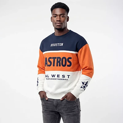 47 Men's Astros On Five Maximalist Long Sleeve Crew