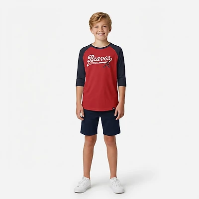 '47 Atlanta Braves Boys' Super Script Line Drive Graphic T-shirt