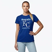 '47 Women's Kansas City Royals Stereo Frankie Short Sleeve T-shirt