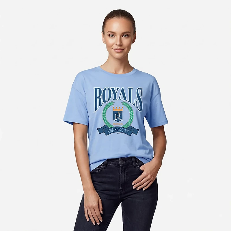 '47 Women's Kansas City Royals Flaunt Sadie Short Sleeve T-shirt