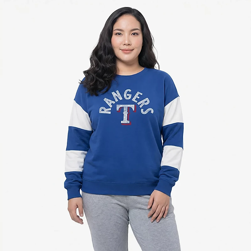 '47 Texas Rangers Women's Eephus Barred Long Sleeve Crewneck