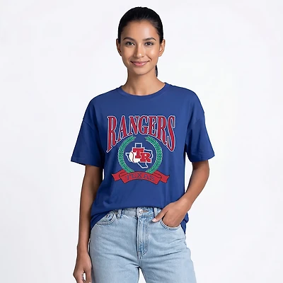 47 Brand Women's Rangers Flaunt Sadie Short Sleeve T-shirt