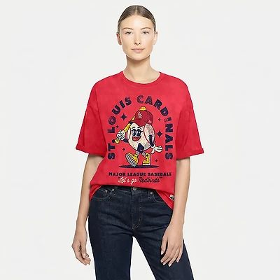 New Era Women's Cardinals Oversize Crew Neck T-shirt
