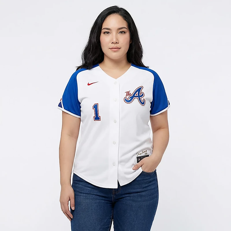 Nike Women's Braves Albies City Connect Limited N&N Jersey