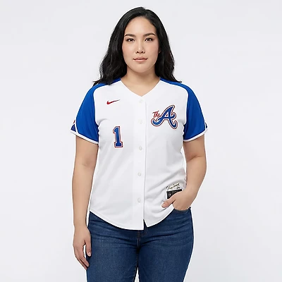 Nike Women's Braves Albies City Connect Limited N&N Jersey