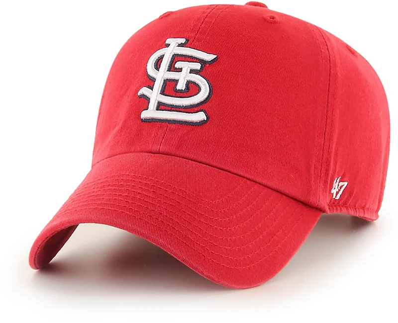 Youth '47 St Louis Cardinals Team Logo Clean Up Adjustable Hat