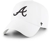 47 Adults' Braves No Label Clean Up Cap