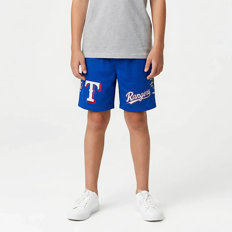 Pro Standard Boys' Texas Rangers Classic BB Mesh Shorts