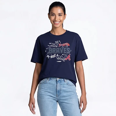 Pro Standard Women's Atlanta Braves Sketchbook T-shirt Dress