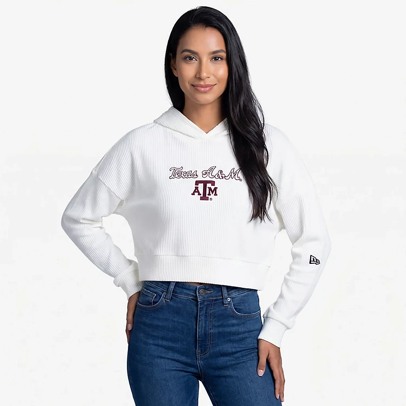 Hype and Vice Women's Texas A&M University Warm Up Cropped Hoodie