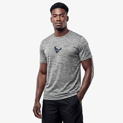 Nike Men's Houston Texans Dri-FIT TM Issue Velocity Short Sleeve Crew T-shirt