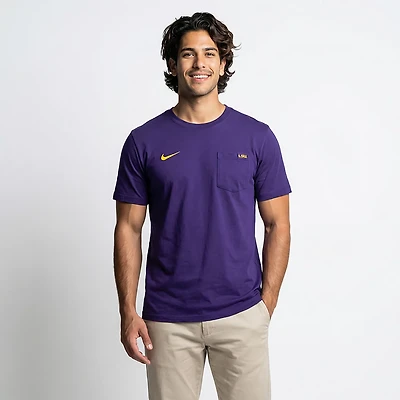 Nike Men's LSU Max 90 Logo Tag T-shirt