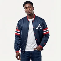 Starter Men's Atlanta Braves Scout I Varsity Long Sleeve Jacket