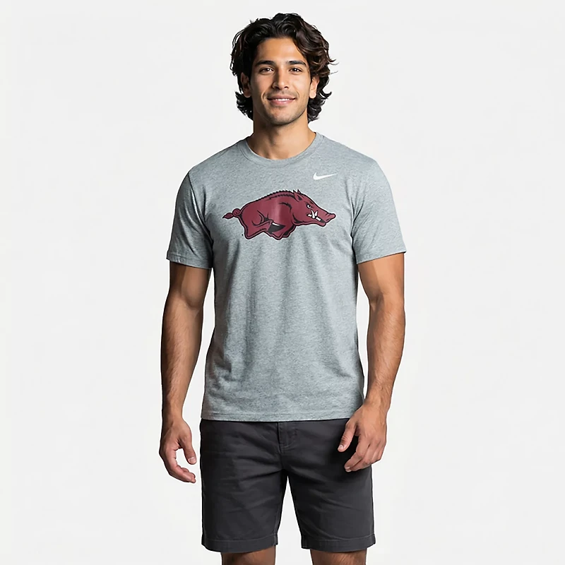 Nike Men's University of Arkansas Primary Logo Graphic T-shirt