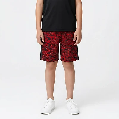BCG Boys' Training Turbo Camo Shorts 7.5