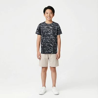 BCG Boys' Training Turbo Camo T-shirt