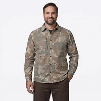 Magellan Outdoors Men's Pro/Jacob Wheeler Fishing Long Sleeve Camo Canvas Shirt Jac