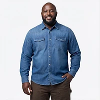 Magellan Outdoors Men's Pecos Ridge Denim Long Sleeve Shirt