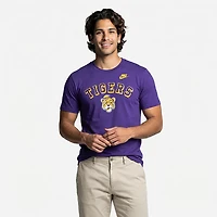 Nike Men's LSU Arch Vault Logo Legacy Football T-shirt