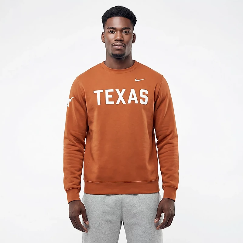 Nike Men's Texas Block Team Fleece Club Crew