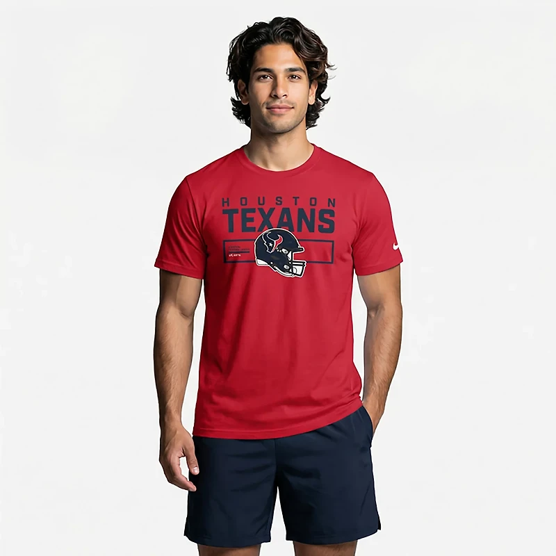 Nike Men's Houston Texans Helmet Essential Graphic T-shirt