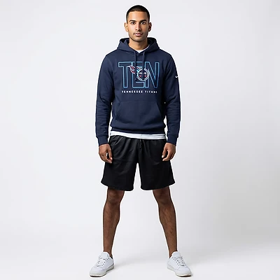 Nike Men's Titans Club Long Sleeve Pullover Hoodie