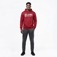 Fanatics Men's Oklahoma Sooners Wordmark Stripe Legacy Fleece Hoodie