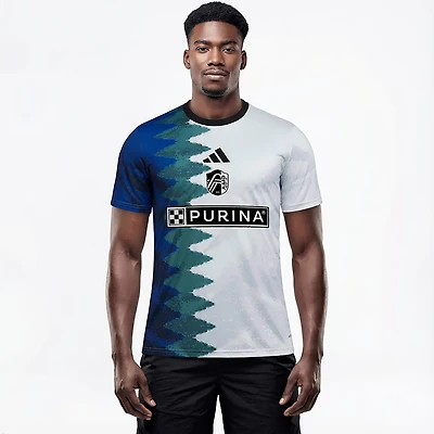 adidas Men's St. Louis City SC MLS 25 Prematch Top Gaming Jersey