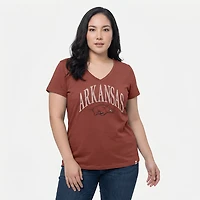 47 Women's Arkansas Tried N True Slub V-neck T-shirt