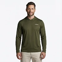 Magellan Outdoors Men's HuntGear Eagle Pass Long Sleeve Tech Mesh Hooded Shirt