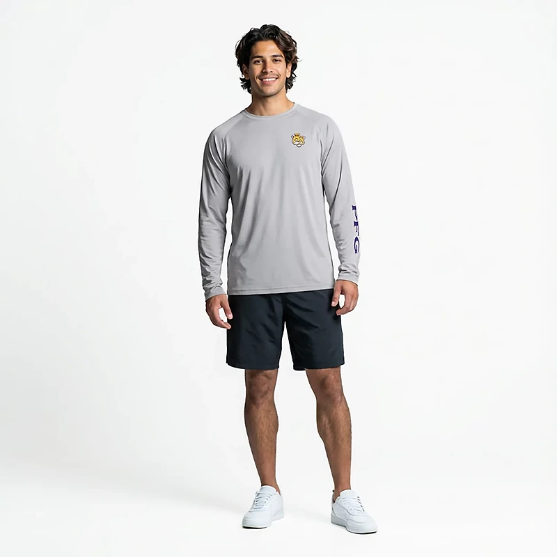 Columbia Sportswear Men's LSU CLG Vault Terminal Tackle Long Sleeve Shirt