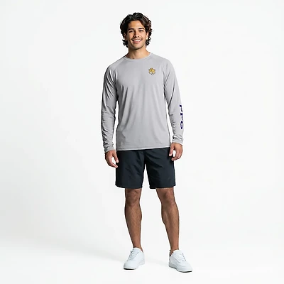 Columbia Sportswear Men's LSU CLG Vault Terminal Tackle Long Sleeve Shirt