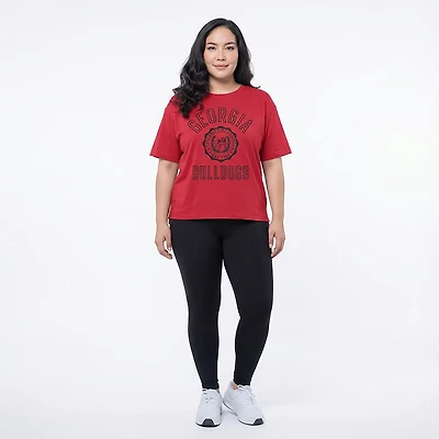 Pressbox Women's Georgia Cameron Motley Crew T-shirt