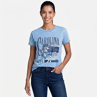 Pressbox Women's North Carolina Tar Heels Vintage Stephen Boyfriend T-shirt