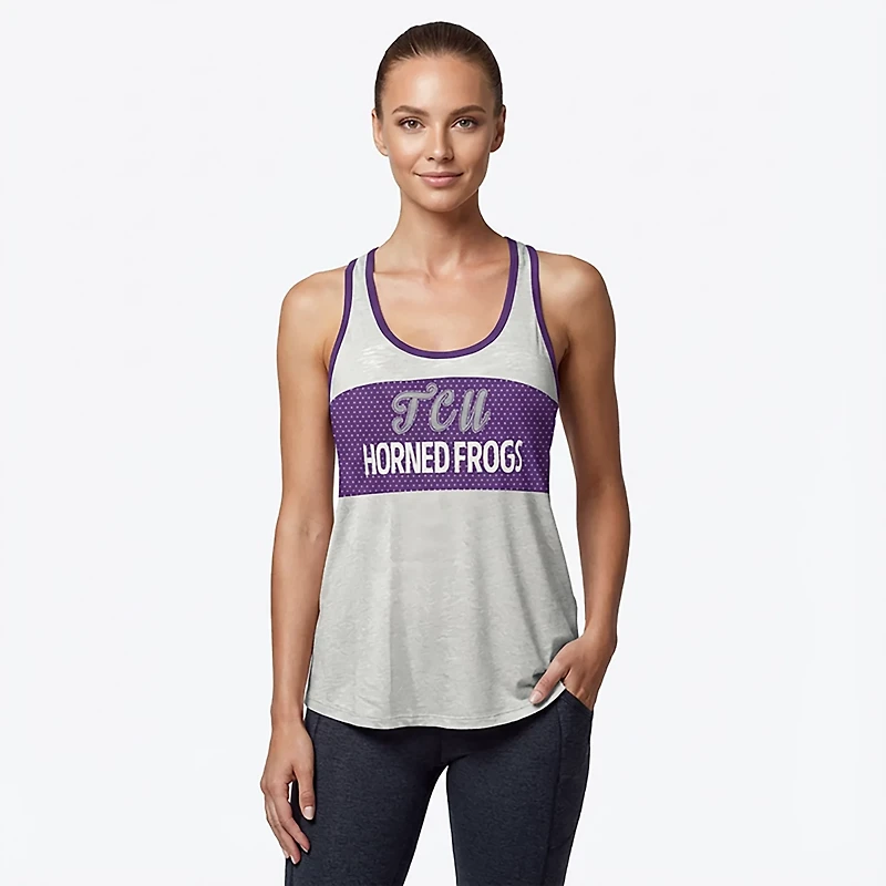 Pressbox Women's TCU Tracy Slub Tank Top