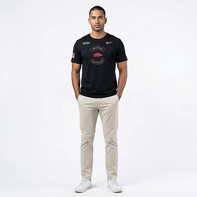 Nike Men's University of Arkansas Military Appreciation Dri-FIT Graphic T-shirt