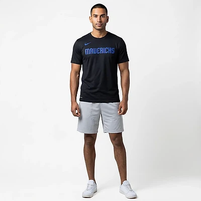 Nike Men's Dallas Mavericks Essential Wordmark Short Sleeve T-shirt