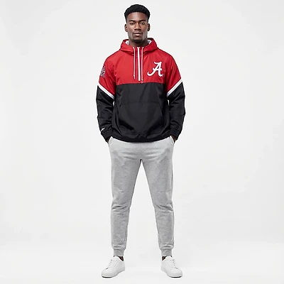 Mitchell & Ness Men's University of Alabama Tie Breaker Lightweight Anorak Jacket