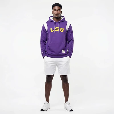 Mitchell & Ness Men's Louisiana State University Vintage Logo Thermal Lightweight Hoodie