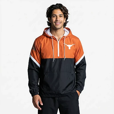 Mitchell & Ness Men's University of Texas Tie Breaker Lightweight Anorak Jacket