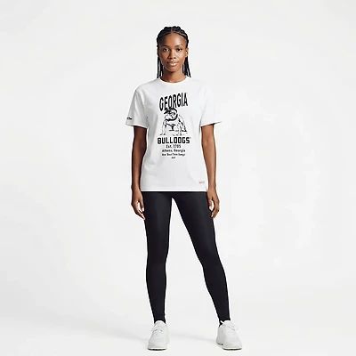 Mitchell & Ness Women's Georgia Bulldogs Boyfriend Short Sleeve T-shirt